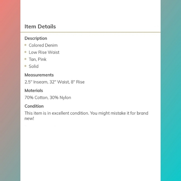 LC Lauren Conrad Lace Shorts Tan Nude Pink - Picture 3 of 4